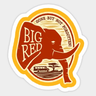 Big Red Sticker